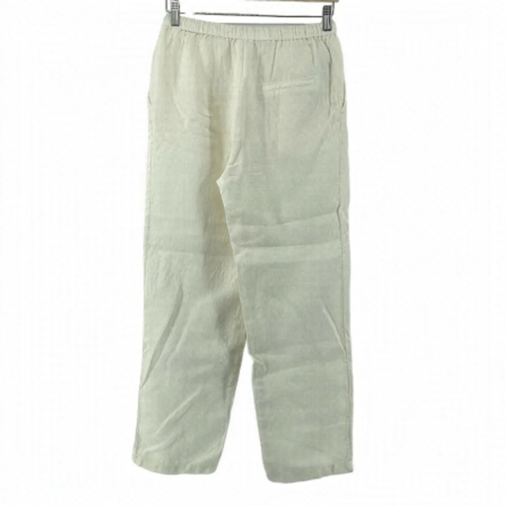 Mng 100% linen pants cream Color vacation light weight sz xs